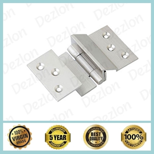 Silver Brass Concealed Hinges Full Overlay
