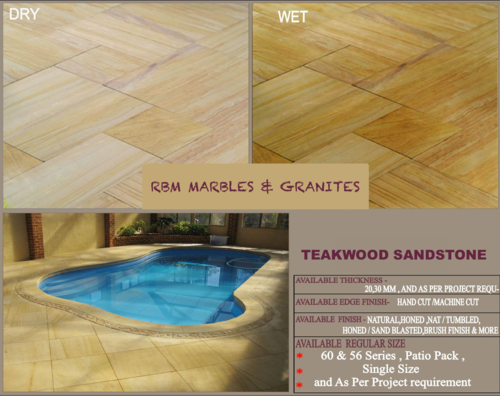 Sandstone - Teak Wood Size: As Per Projects Requirements