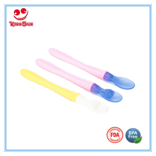 Customized Newborn Color Changing Baby Feeding Spoons