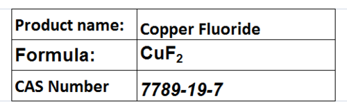 Copper Fluoride