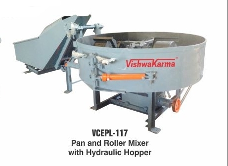 Pan Roller Mixer Machine With Hopper Pan Roller Mixer Machine With Hopper