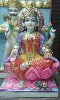 Marble Laxmi God Statue