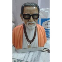 White Marble Bust Human Statue