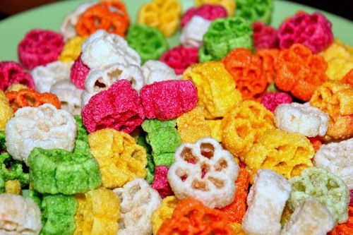 Crunchy Fryums - Food Grade, 500g Bag | Tasty and Crispy, Salty and Spicy, Ideal for Household and Shop Use