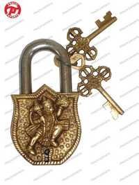 Lock W/ Keys Hanuman Design