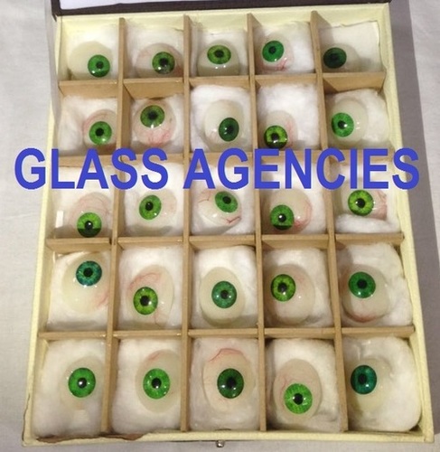 Green Prosthetic Eye
