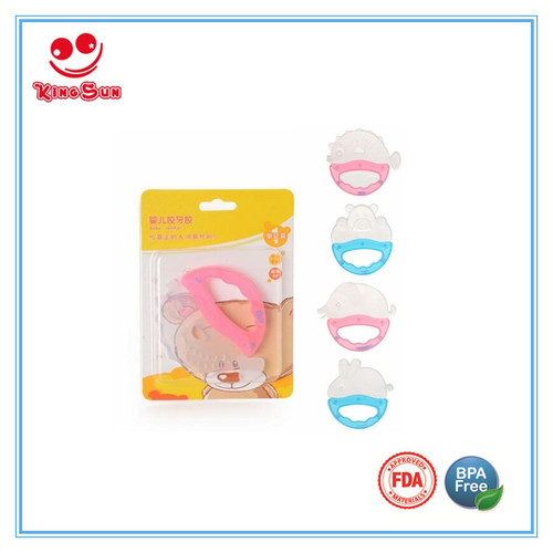 Customized Animal Shaped Silicone Baby Teether