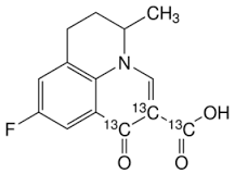 Flumequine-(1,2,carboxy-13C3)