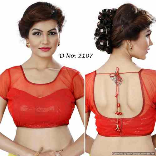 Plain Cotton Silk Blouse