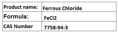 Ferrous Chloride - FeCl2 Greenish Solid, 99% Purity | High Melting Point, Water Soluble, Industrial Grade