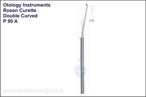 Rosen Curette Double-Curved - Color: Silver