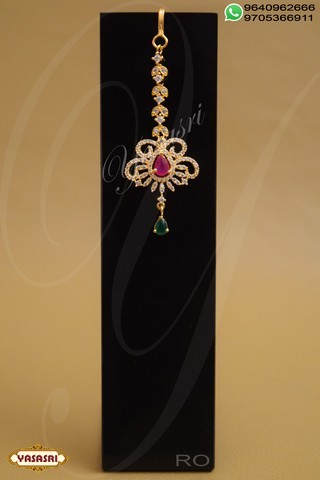 Golden Fancy Designer Tikka