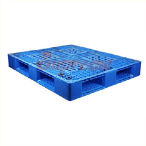 Injection Moulded Pallets - LDPE Material 1200x1000 with Steel Reinforcement | High Load Bearing Capacity, Washable, Insect Proof, 4-Way Entry