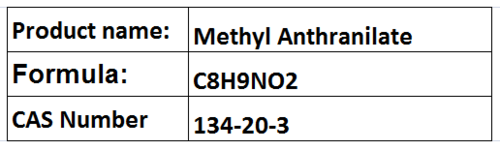 Methyl Anthranilate - Crystalline CAS 134-20-3 C8H9NO2 | Bird Repellent Food Grade Grape Flavoring Agent