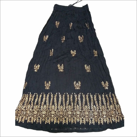 Jaipuri Bagru Skirt