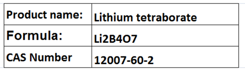 Lithium Tetraborate - White Crystalline Powder, 25kg Bags | High Purity, Versatile Use, DNA Analysis, Glass and Ceramics