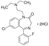 Flurazepam monohydrochloride - reference spectrum