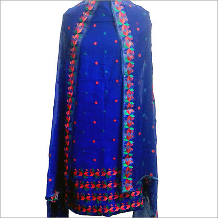 Cotton Phulkari Suit