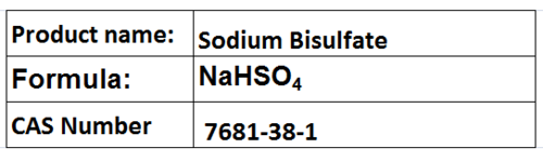 Sodium Bisulfate