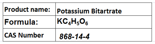 Potassium Bitartrate Potassium Bitartrate