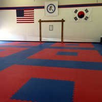 Taekwondo Mats - Eva Foam 40" X 40", Red Non-slip Surface | Interlocking Design For Customized Training, Ideal For Martial Arts Practices