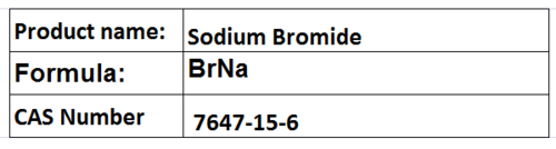 Sodium Bromide - White Crystalline Solid CAS 7647-15-6 | High Purity Bromide Ion Source Water Soluble
