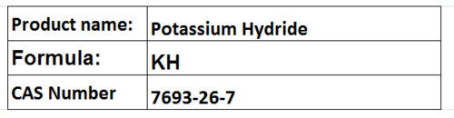 Potassium Hydride - Gray Solid, CAS 7693-26-7 | Strong Base, Organic Synthesis, Highly Reactive