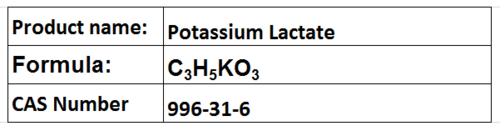 Potassium Lactate - White Powder 99% Purity | Extends Shelf Life Broad Antimicrobial Food Preservative