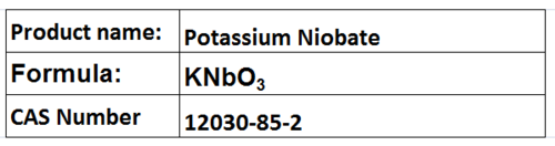 Potassium Niobate