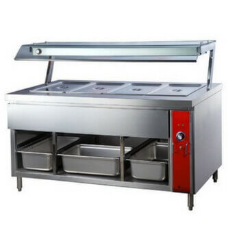 Hot Bain Marie Counter