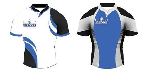 Blue And White Cricket Uniform