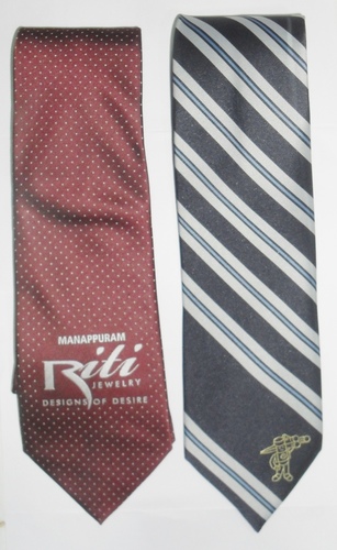 Logo Printed Tie