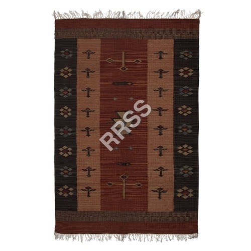 Antique Jute Cutshuttle Panja Rug