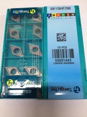 Taegutec Carbide Inserts - Carbide Material | Enhanced Productivity and Cost Efficiency, Ideal for Automotive and Aerospace Industries