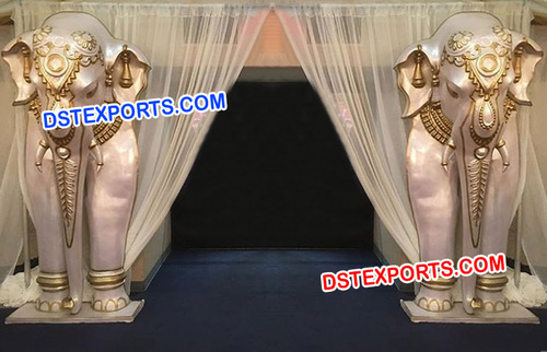 Fiber Entrance Elephant Statue