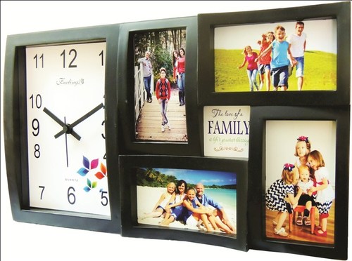 Feelings Rainbow Photoframe/collage wall clock