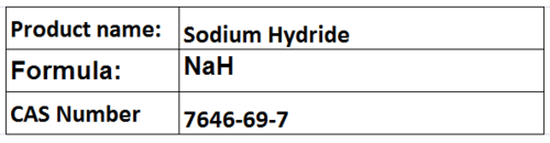 Sodium Hydride - Grayish-white, Nah, Cas 7646-69-7 | Strong Base, Flammable Solid, Organic Synthesis Reagent