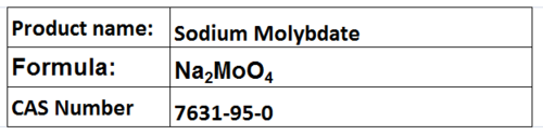 Sodium Molybdate