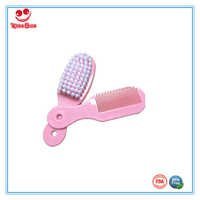 Pink Best Baby Hair Brush And Comb Set For Newborns/toddlers