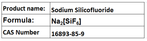 Sodium Silicofluoride - White Powder, Na2SiF6, 98% Purity | Water Fluoridation, Opal Glass, Ore Refining