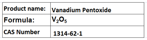 Vanadium Pentoxide