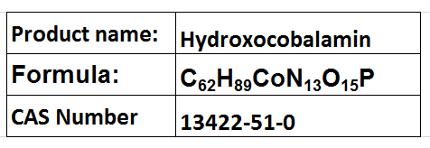Hydroxocobalamin - C62H88CoN13O14P, CAS 13422-51-0 | Injectable Vitamin B12, B12 Deficiency, Anemia Treatment, Pharmaceutical Grade Vial