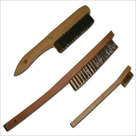 Wooden Handle Wire Brush