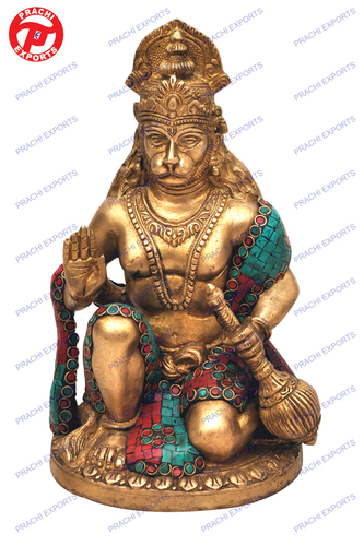 Hanuman B/Hand Rd. Base W/ Stone Work