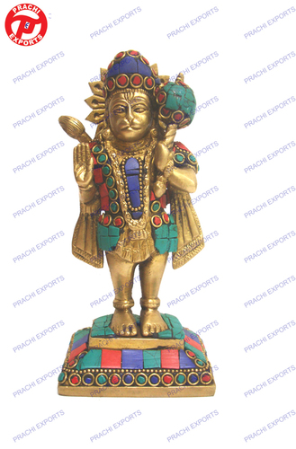 Hanuman Standing W/ Tail W/ Stone