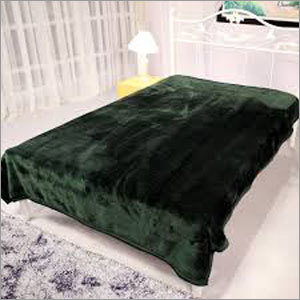 Green Mink Blanket By WEAVETREE TEXTILE