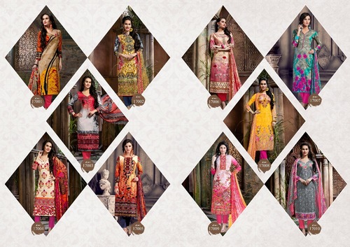 camric cotton print suits