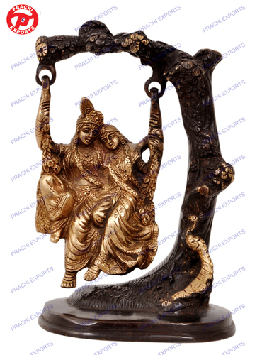 Radha Krishna Swing On Tree