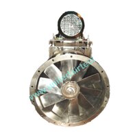 Belt Drive Axial Fan - Stainless Steel Blades, Duct Mounted Design | Low Noise, Adjustable Air Volume, Energy Efficient
