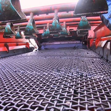Vibrating Screen Cloth - Spring Steel Wire, 2000 mm Width, 2.5 to 100 mm Openings | Lightweight, Waterproof, Durable Crimped Wire Mesh